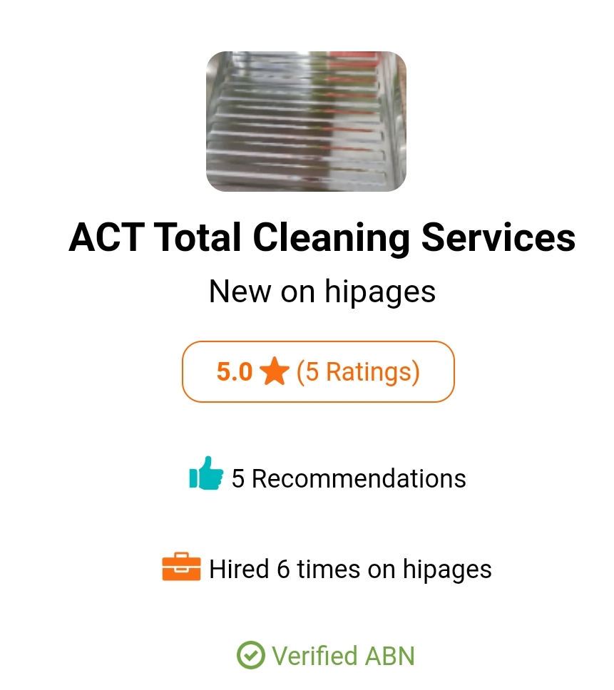 ACT Total Cleaning Services |  | 8A De Grey Pl, Kaleen ACT 2617, Australia | 0450815554 OR +61 450 815 554