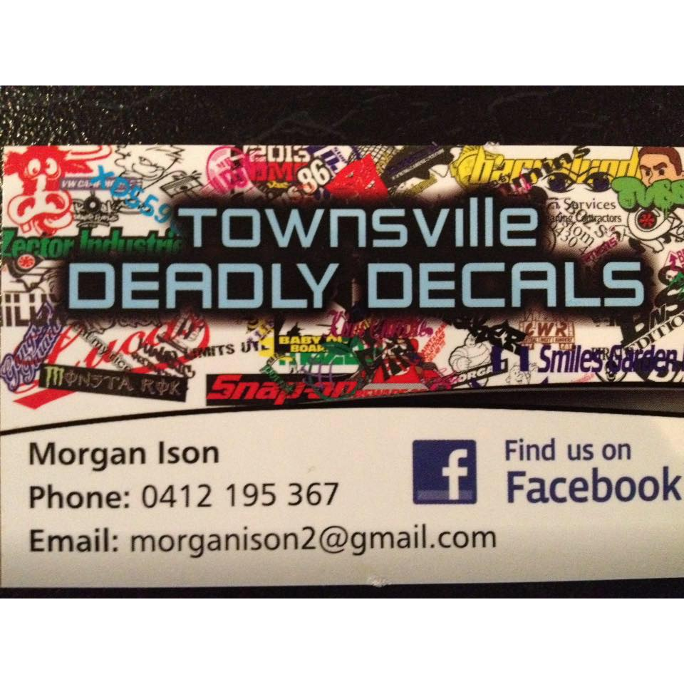 Townsville Deadly Decals | store | 2 Juan Ct, Bushland Beach QLD 4818, Australia | 0412195367 OR +61 412 195 367