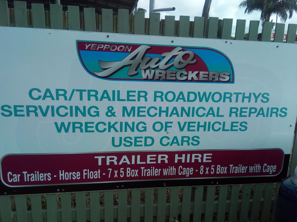 Yeppoon Auto Wreckers | car repair | 56 Whites Rd, Bondoola QLD 4703, Australia | 0749395660 OR +61 7 4939 5660