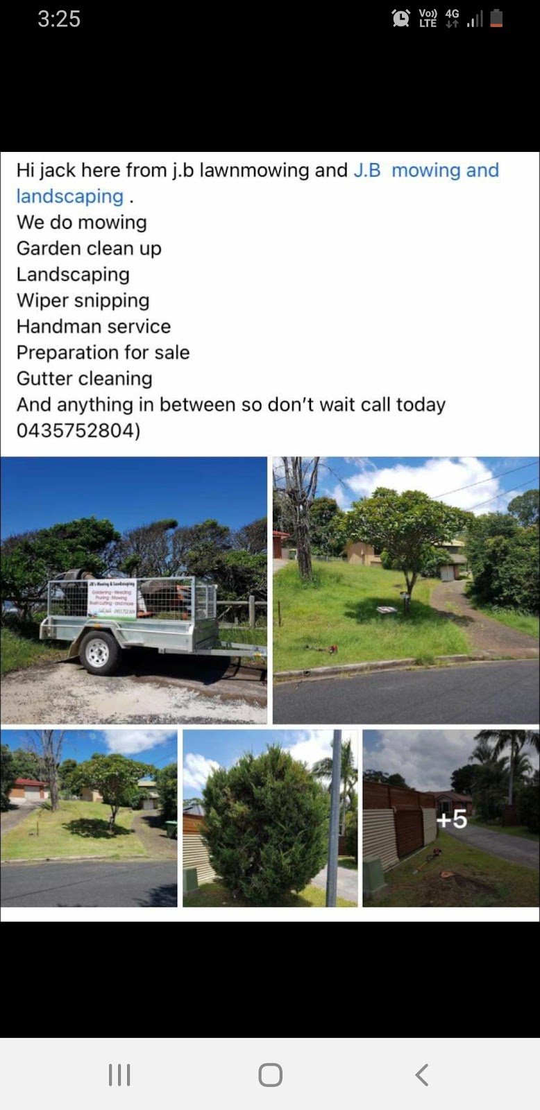 Jb mowing and landscaping | Swan Bay Rd, Swan Bay NSW 2472, Australia | Phone: 0435 752 804