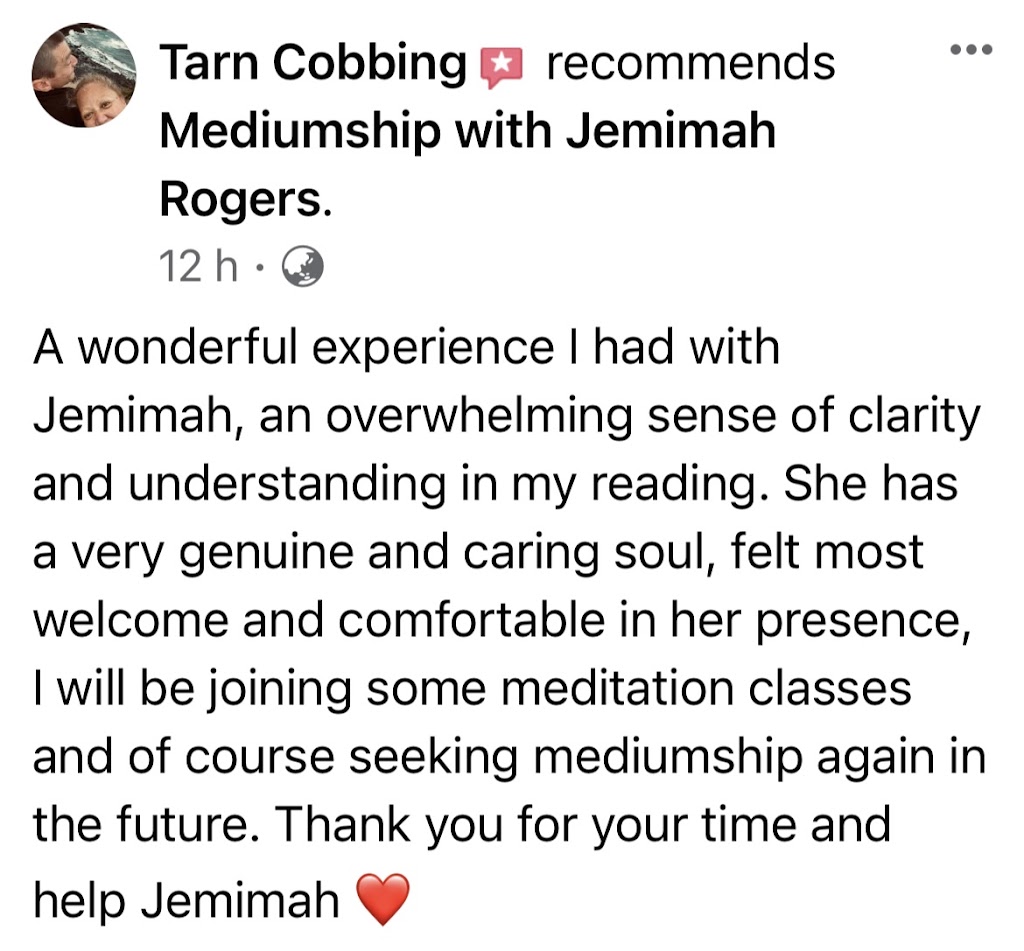 Mediumship with Jemimah Rogers | place of worship | MIP 21/1440 Nepean Hwy, Mornington VIC 3931, Australia | 0402679526 OR +61 402 679 526