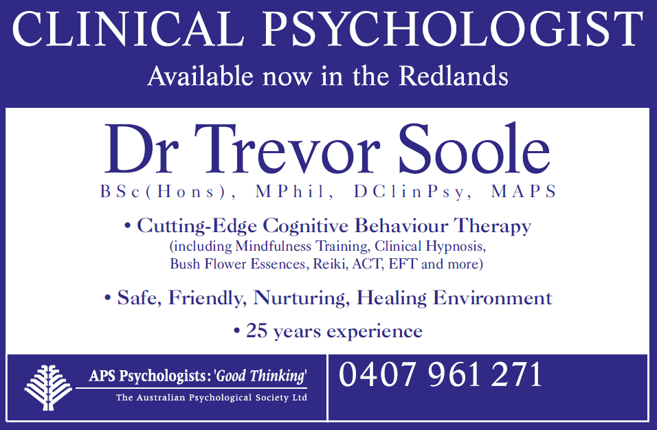 Dr Trevor Soole - Clinical Psychologist Brisbane | health | 25 Thirlemere Rd, Alexandra Hills QLD 4161, Australia | 0407961271 OR +61 407 961 271