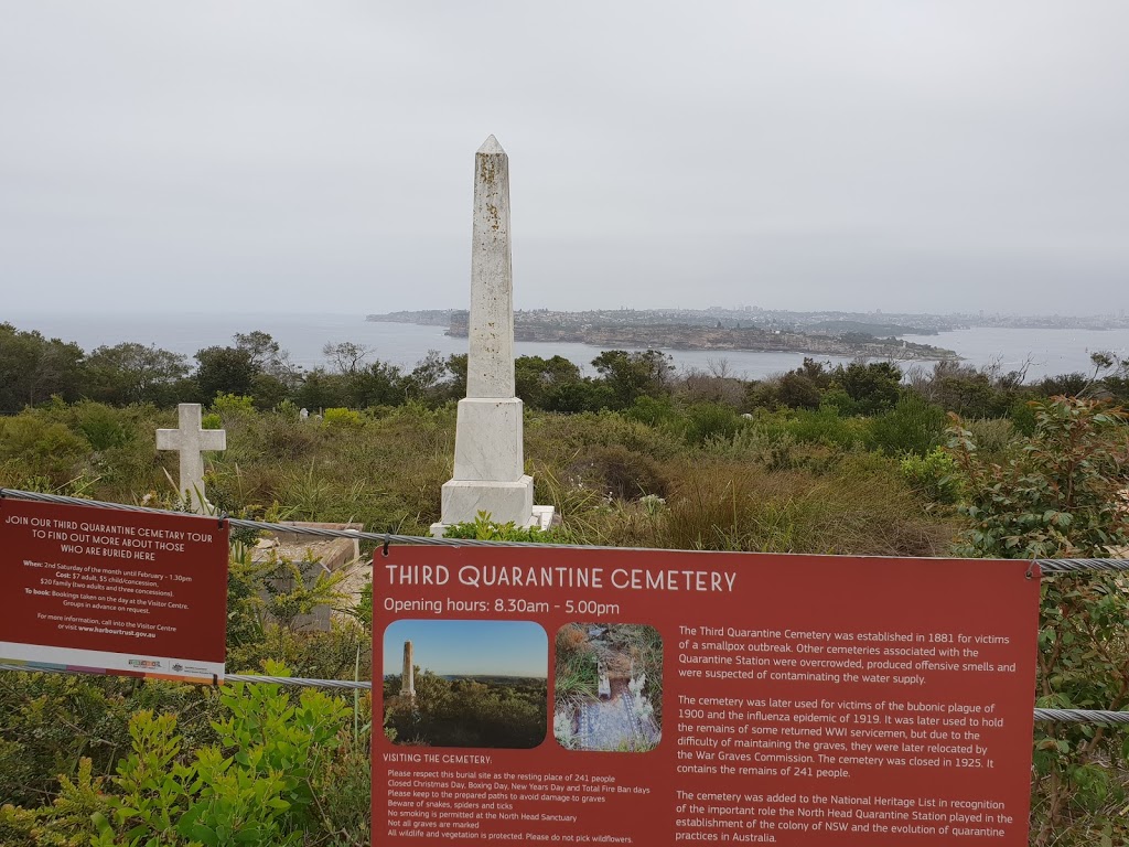 3rd QUARANTINE STATION CEMETERY NORTH HEAD SANCTUARY | museum | 15 N Head Scenic Dr, Manly NSW 2095, Australia