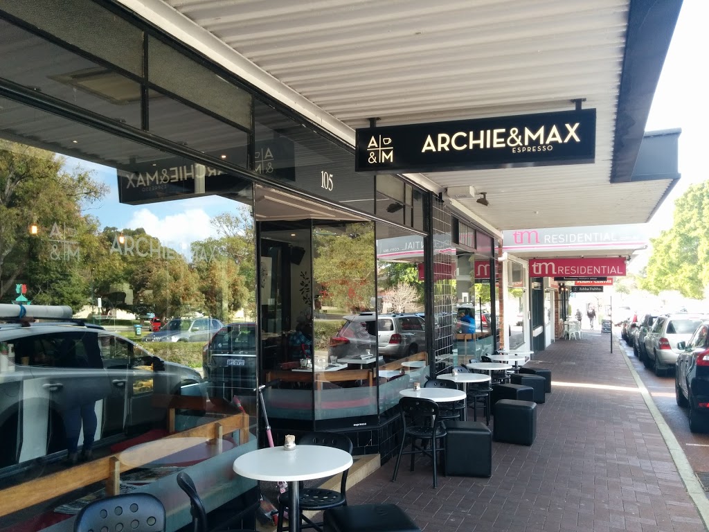 Archie & Max | cafe | 105 Waratah Ave, Dalkeith WA 6009, Australia | 0893869009 OR +61 8 9386 9009
