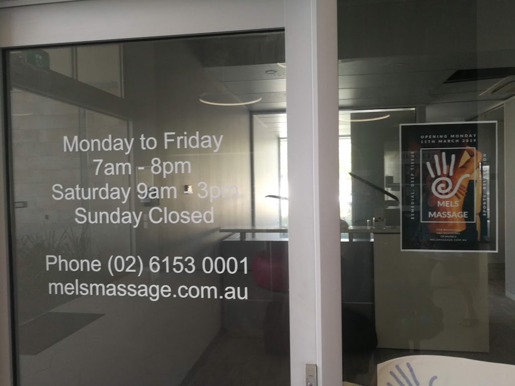 Mels Massage | 1 Riggall Pl, Lyneham ACT 2602, Australia | Phone: (02) 6153 0001
