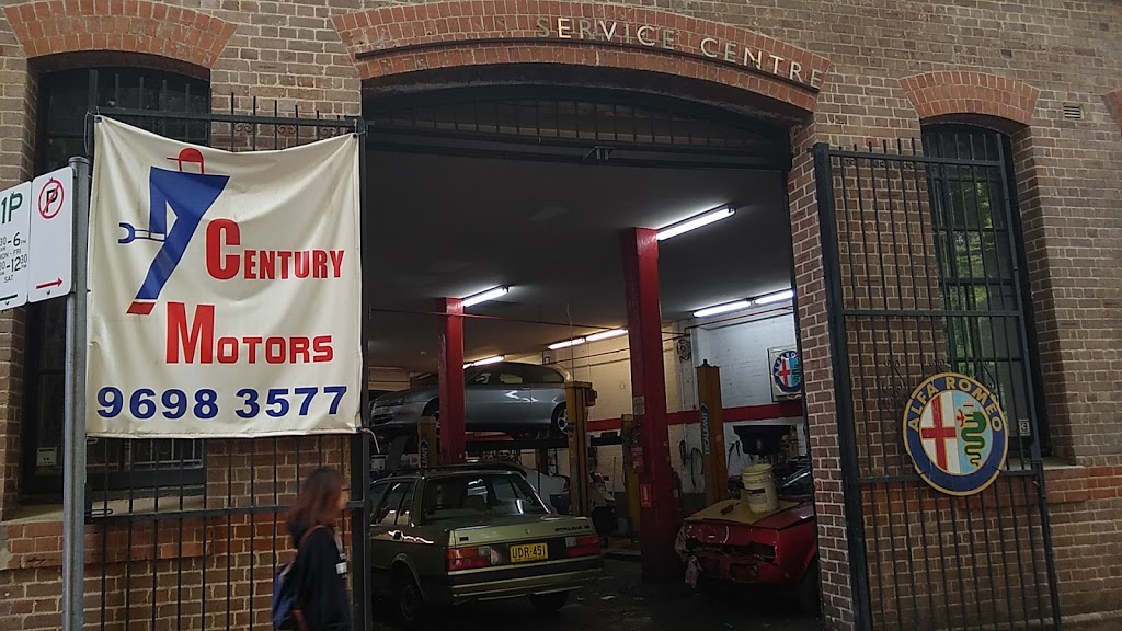 Century Motors | 14 Buckland St, Chippendale NSW 2008, Australia | Phone: (02) 9698 3577