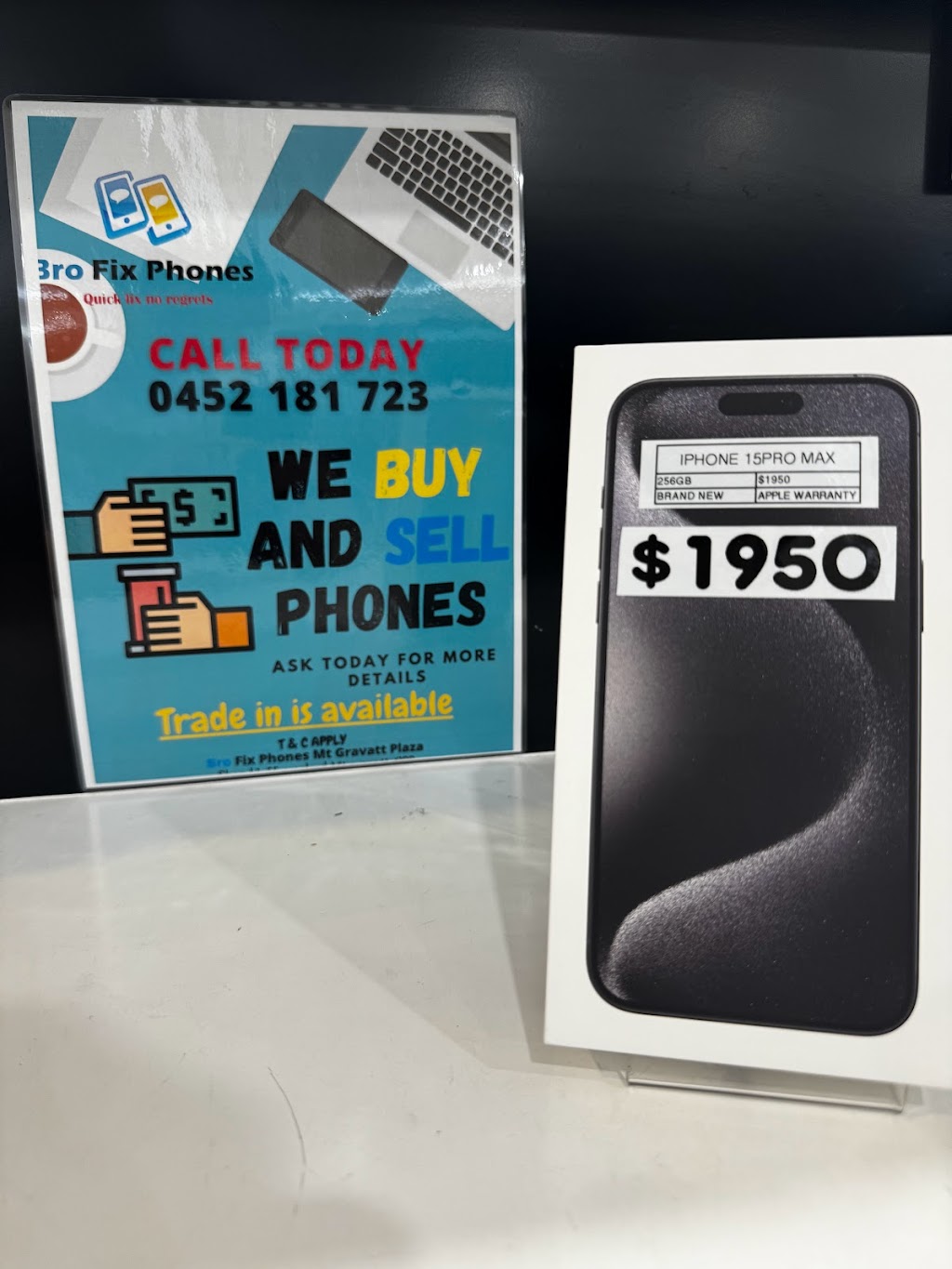 Bro Fix Phones(Phone repair, Trade and Accessories) | Shop K1/55 Creek Rd, Mount Gravatt East QLD 4122, Australia | Phone: 0452 181 723