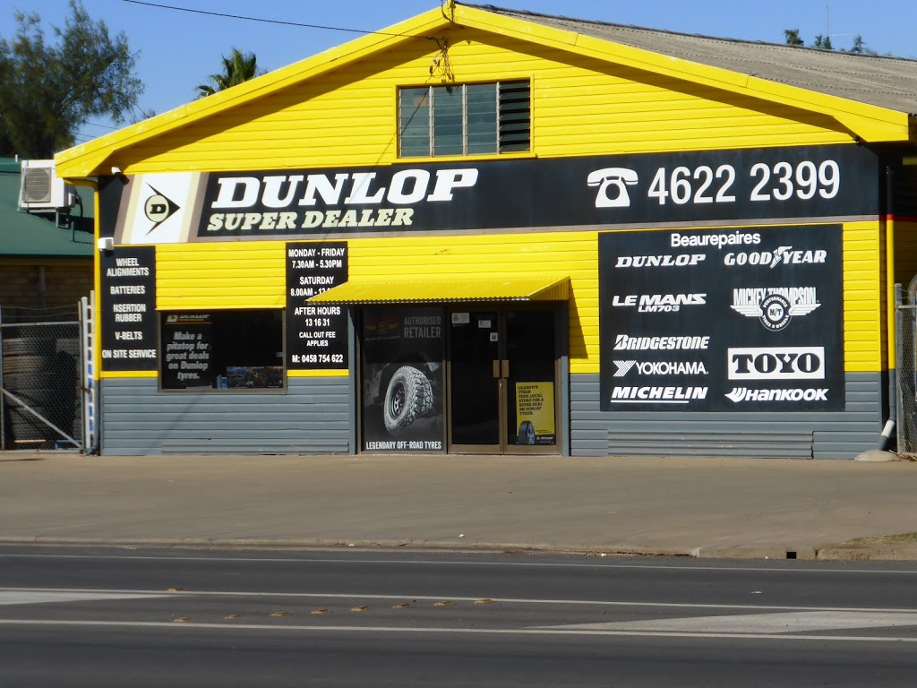 Crawfos Tyres | car repair | 90 Charles St, Roma QLD 4455, Australia | 0746222399 OR +61 7 4622 2399
