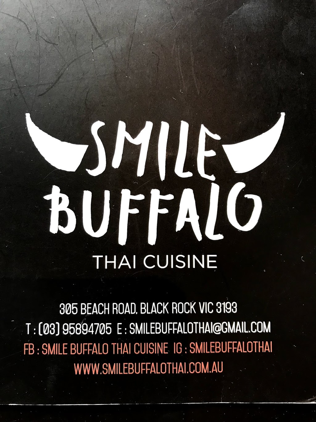 Smile Buffalo Thai Black Rock | restaurant | 305 Beach Rd, Black Rock VIC 3193, Australia | 0395894705 OR +61 3 9589 4705