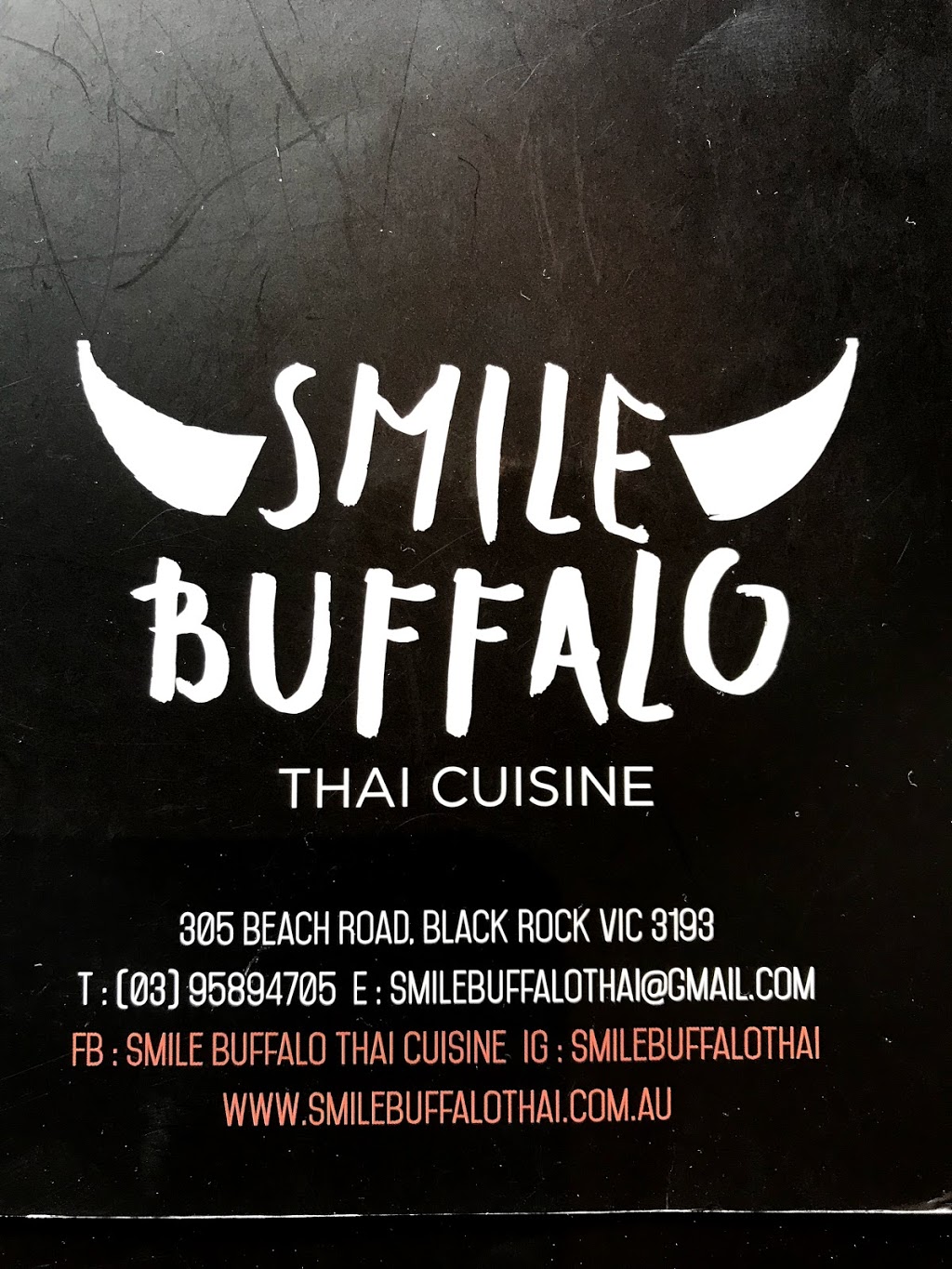 Smile Buffalo Thai Black Rock | 305 Beach Rd, Black Rock VIC 3193, Australia | Phone: (03) 9589 4705