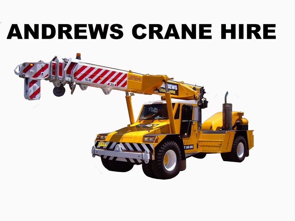 Andrews Crane Hire Pty Ltd |  | Grand Ave, Camellia NSW 2142, Australia | 0283281200 OR +61 2 8328 1200