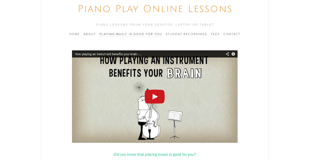 Piano Lessons: Piano Play Online Lessons | electronics store | 2/80 Keeley Ln, Carlton North VIC 3054, Australia | 0439882344 OR +61 439 882 344