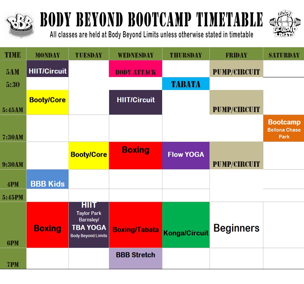 Body Beyond Bootcamp | gym | 3/26 Kalinya Cl, Cameron Park NSW 2285, Australia | 0416600149 OR +61 416 600 149
