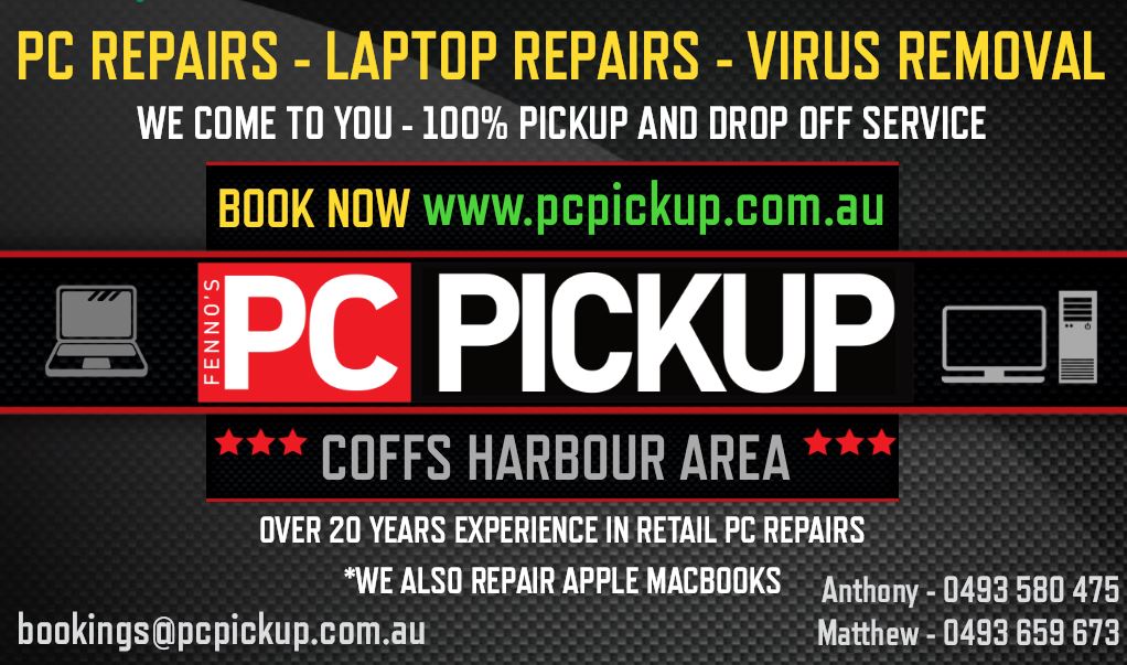 PCPICKUP | 51spagnolos road, Coffs Harbour NSW 2450, Australia | Phone: 0493 659 673
