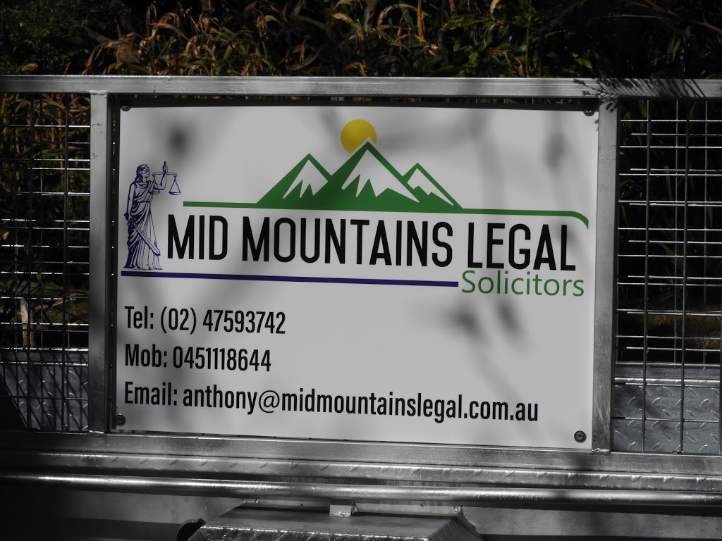 Mid Mountains Legal | lawyer | 11 Werona St, Lawson NSW 2783, Australia | 0451118644 OR +61 451 118 644