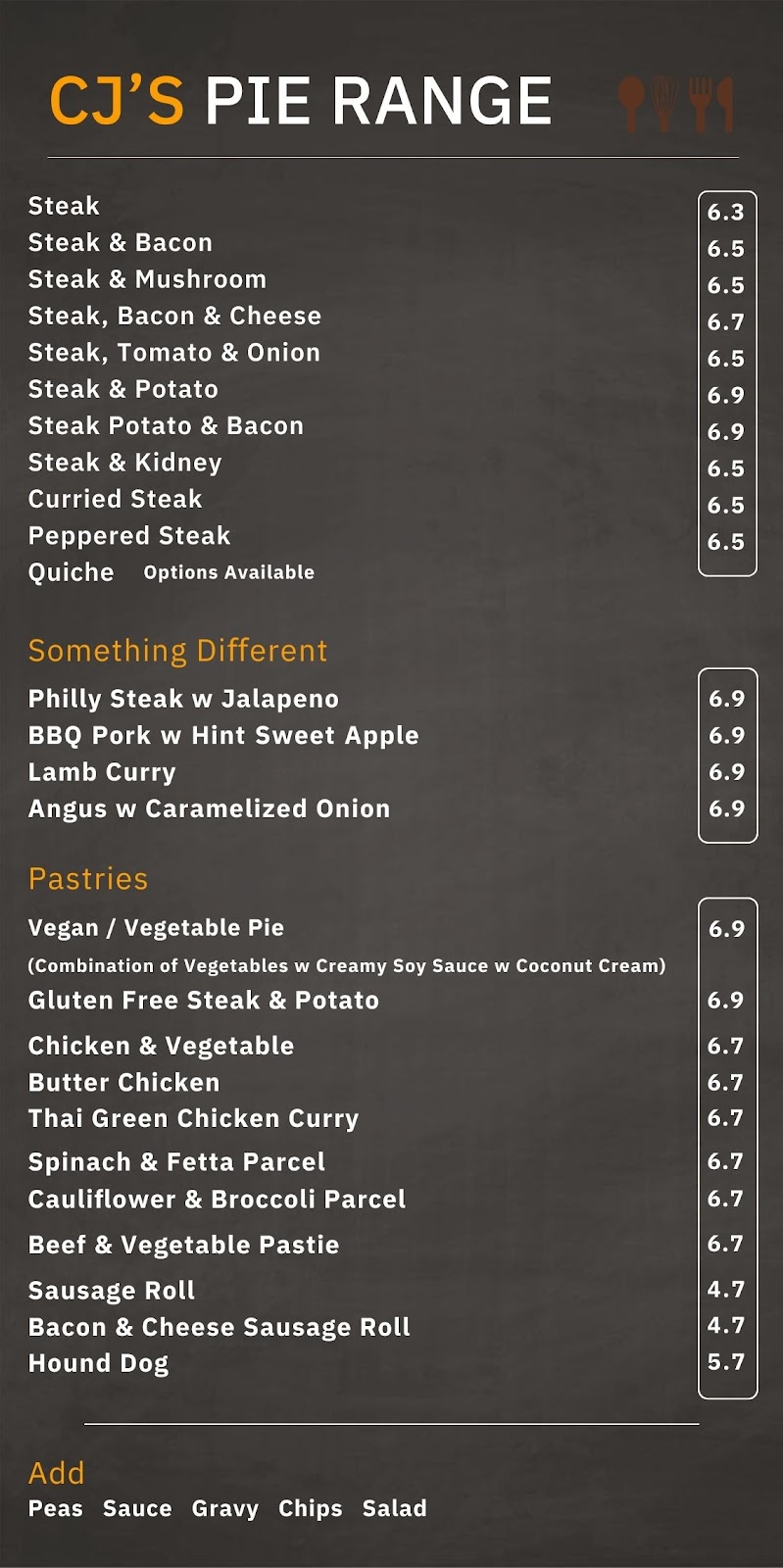 CJs Pastries | 459 Pumicestone Rd, Caboolture QLD 4510, Australia | Phone: 0434 488 855