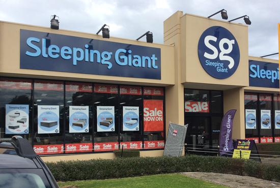 Sleeping Giant | furniture store | Chirnside Showroom Centre, 4/286 Maroondah Hwy, Chirnside Park VIC 3116, Australia | 0397268954 OR +61 3 9726 8954