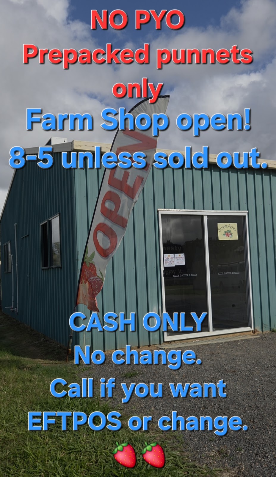 Sweet Acres | 165 Newlands Rd, Wamuran QLD 4512, Australia | Phone: 0459 147 061