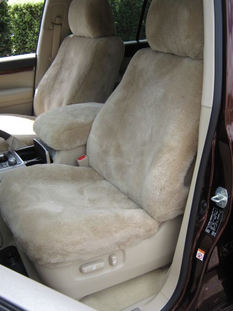 Sheepskin Car Seat Covers by Sheepskin Tailors | store | Lot 4 Bryan St, Allendale East SA 5291, Australia | 1300653732 OR +61 1300 653 732