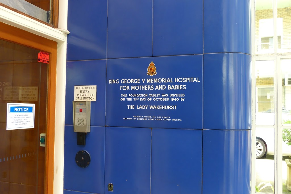 King George V Memorial Hospital for Mothers & Babies | 83-117 Missenden Rd, Camperdown NSW 2050, Australia | Phone: (02) 9515 6111