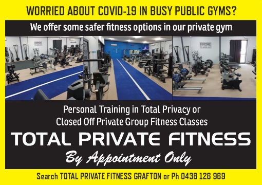 Total Private Fitness Grafton | gym | 100 Queen St, Grafton NSW 2460, Australia | 0438126969 OR +61 438 126 969