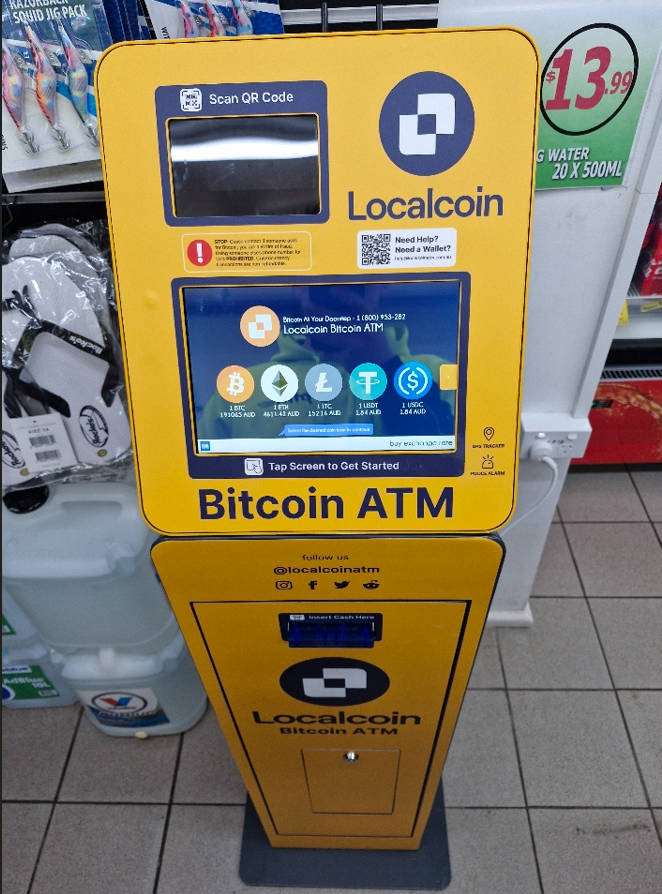 Localcoin Bitcoin ATM - BP Wellington | 35A Maxwell St, Wellington NSW 2820, Australia | Phone: 1800 953 282