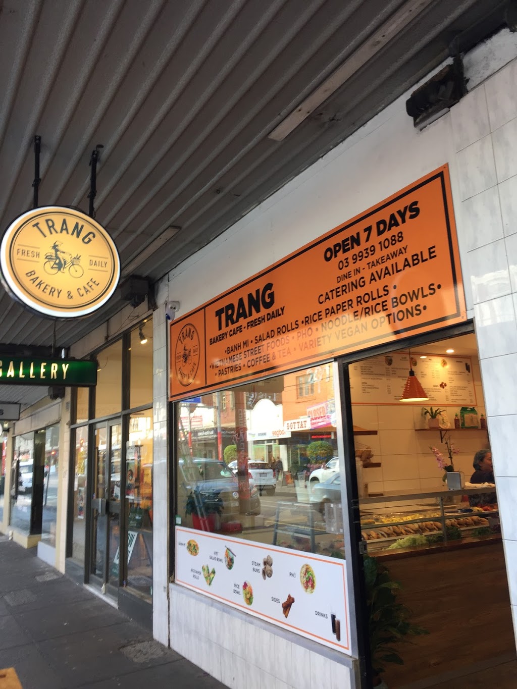 Trang Bakery & Cafe | cafe | 207 Commercial Rd, South Yarra VIC 3141, Australia | 0399391088 OR +61 3 9939 1088