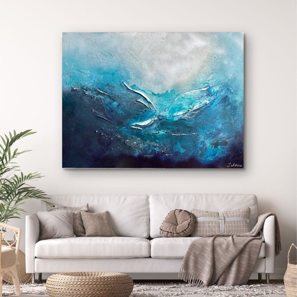CONTEMPORARY OCEAN ART FOR LIFE & HOME | ZAHRINA GALLERY | 114 Kameruka Rd, Northbridge NSW 2063, Australia | Phone: 0413 338 826
