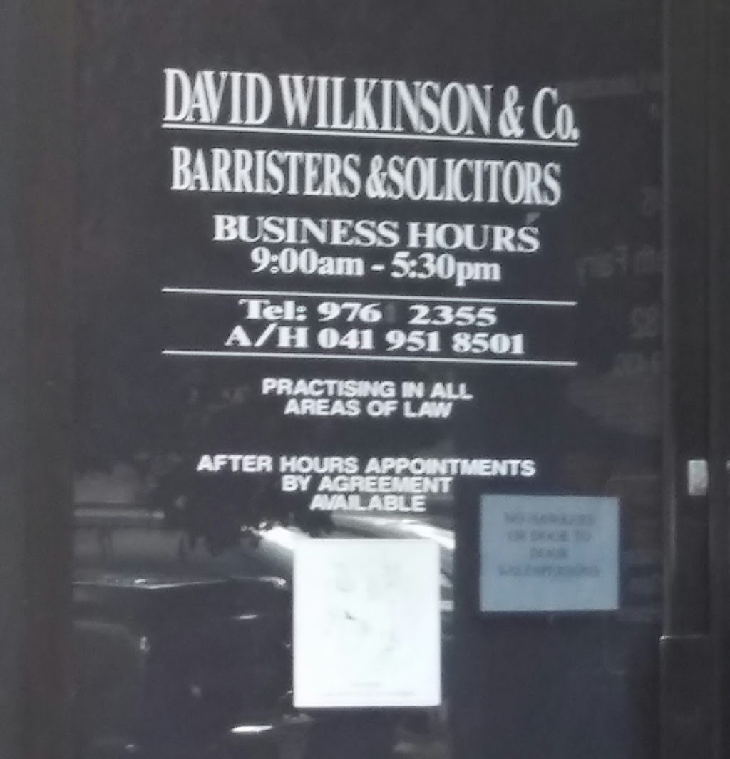 David Wilkinson & Co | lawyer | 2/30-32 Alchester Cres, Boronia VIC 3155, Australia | 0397612355 OR +61 3 9761 2355