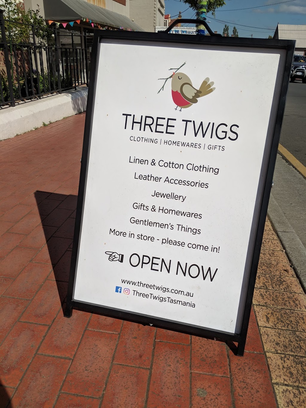 Three Twigs | clothing store | Shop 2/20 Mary St, Cygnet TAS 7112, Australia | 0362951097 OR +61 3 6295 1097