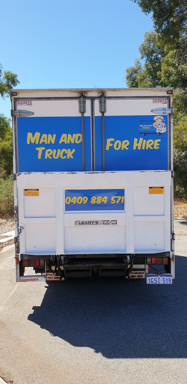 Man and Truck for hire | 190 Sultana Rd E, Forrestfield WA 6058, Australia | Phone: 0409 884 571