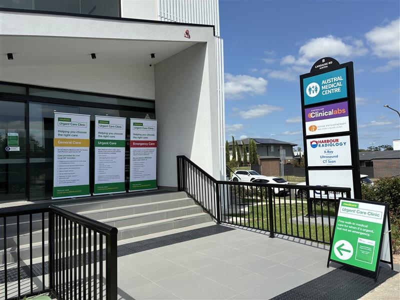Austral Medicare Urgent Care Clinic - 100% Bulk Billing | 8 Landaise Rd, Austral NSW 2179, Australia | Phone: (02) 8124 9919