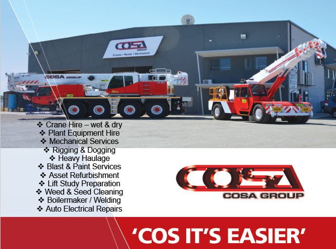 COSA Cranes Australia (80a) Opening Hours
