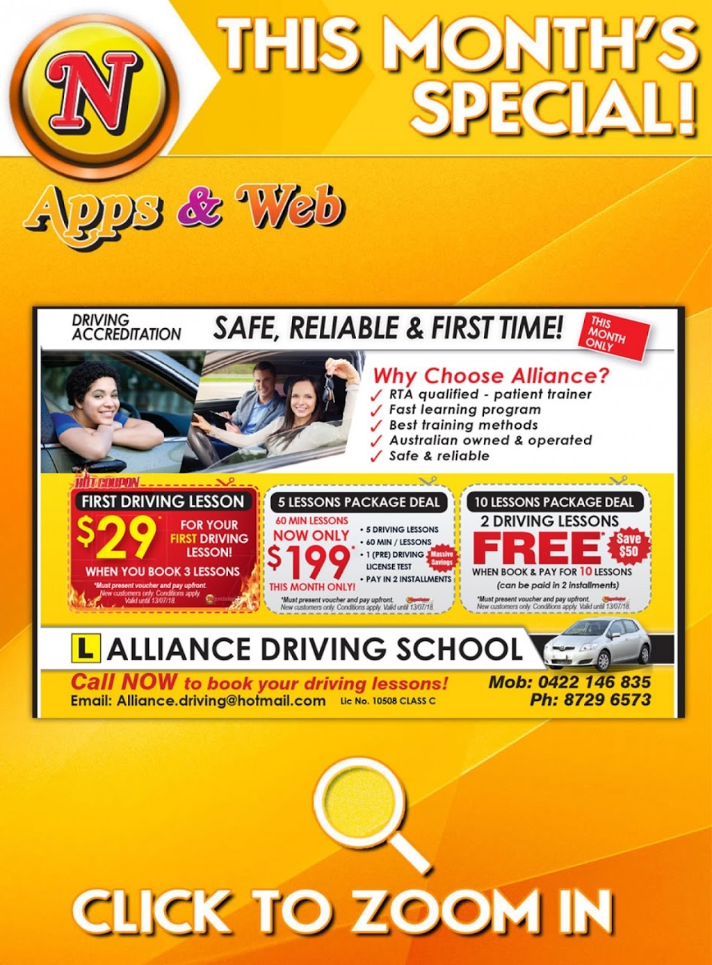 Alliance Driving School | 17 Connellan Ave, Middleton Grange NSW 2171, Australia | Phone: 0422 146 835