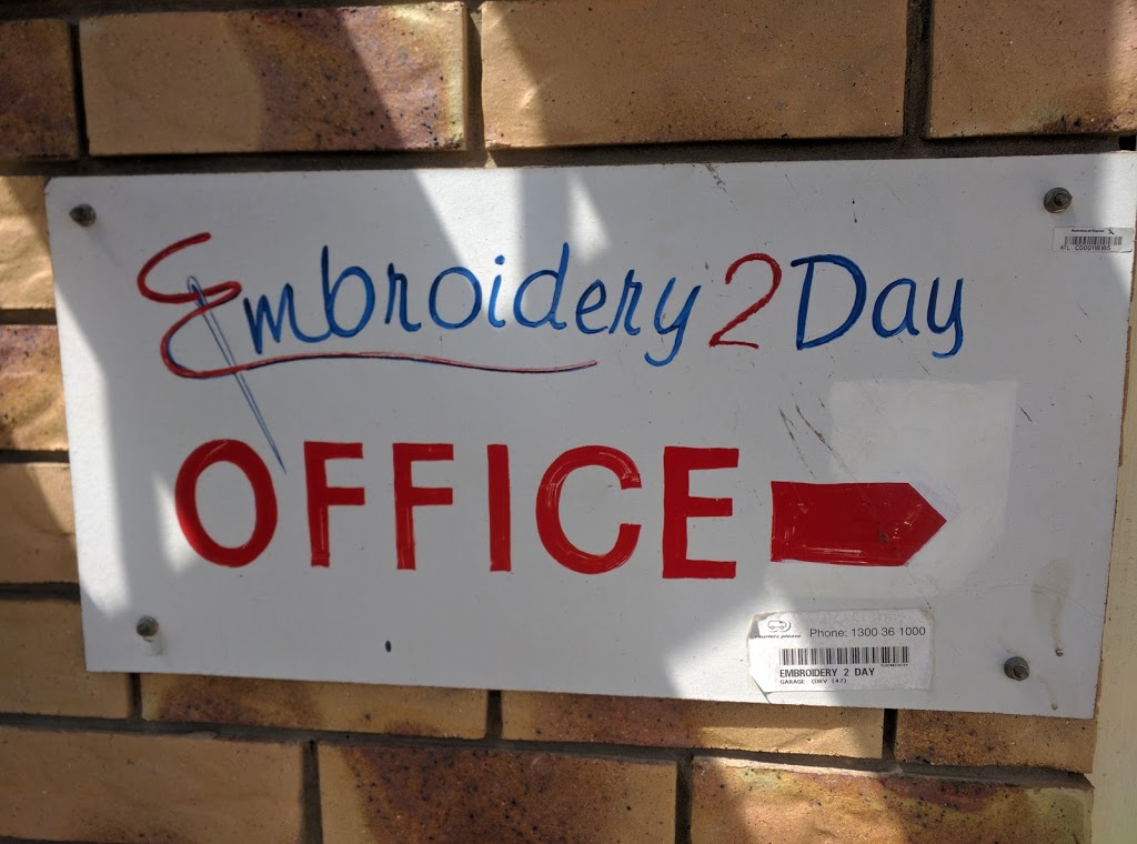 Embroidery2day | 12 Wagner St, Eagleby QLD 4207, Australia | Phone: 0411 518 178