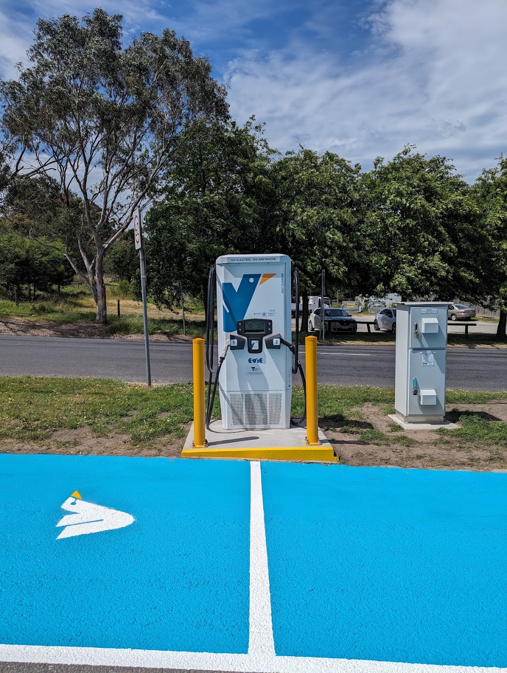 Evie Charging Station | 1 Old Waratah Rd, Fish Creek VIC 3959, Australia | Phone: 1300 463 843