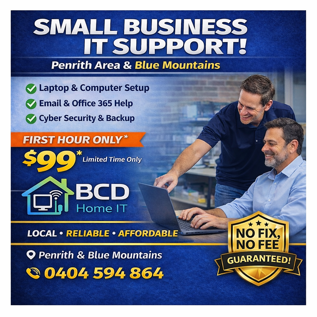 BCD IT | Annie Spence Cl, Emu Heights NSW 2750, Australia | Phone: 0404 594 864