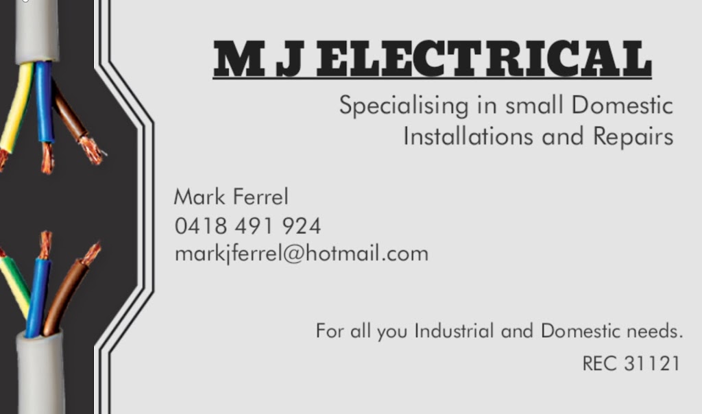 M J Electrical | electrician | 30 Raapita Rd, Lakes Entrance VIC 3909, Australia | 0418491924 OR +61 418 491 924