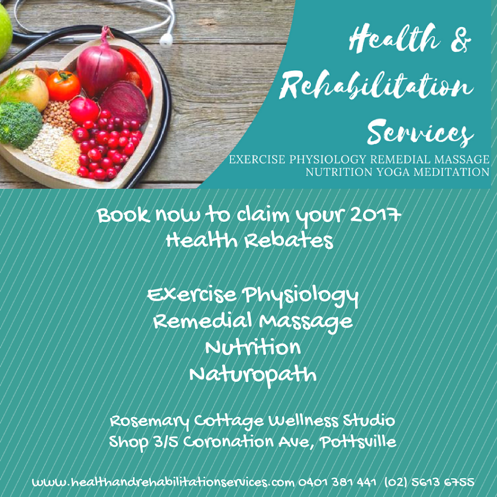 Health & Rehabilitation Services | health | Shop 1/5 Coronation Ave, Pottsville NSW 2489, Australia | 0401381441 OR +61 401 381 441