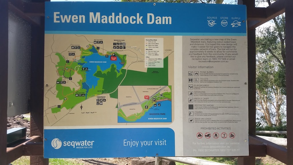Maddock Park on Ewen Maddock Dam | park | 221 Connection Rd, Mooloolah Valley QLD 4553, Australia | 1800737928 OR +61 1800 737 928