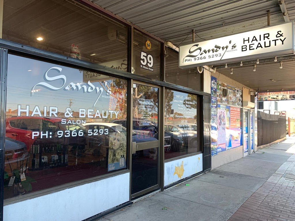 Sandys Hair & Beauty Salon | hair care | 59 St Albans Rd, St Albans VIC 3021, Australia | 0393665293 OR +61 3 9366 5293