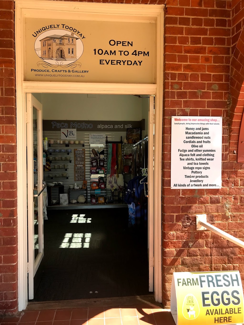 Uniquely Toodyay | store | 115 Stirling Terrace, Toodyay WA 6566, Australia | 0895745385 OR +61 8 9574 5385