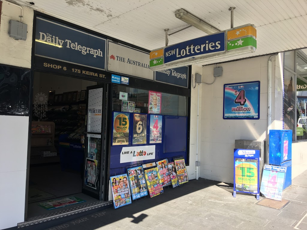 Keira Street Newsagency | store | Shop 6/175 Keira St, Wollongong NSW 2500, Australia | 0242029133 OR +61 2 4202 9133