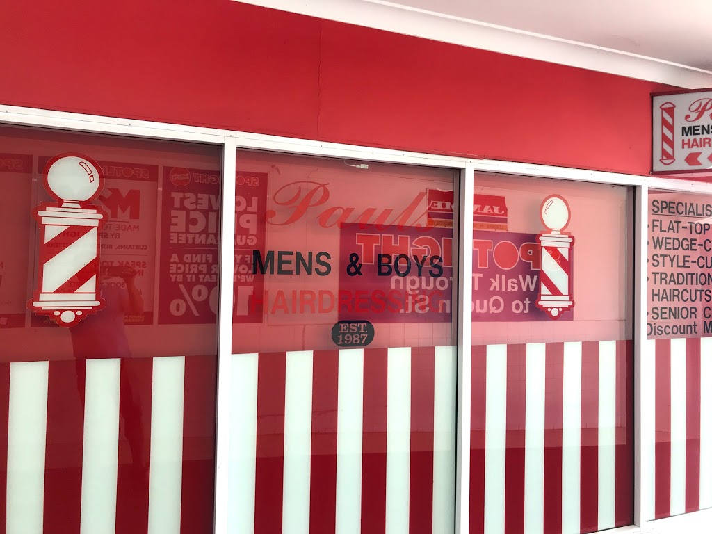 Pauls Mens & Boys Hairdressing Pty Ltd | hair care | Shop 2 Level 2 / 147 Spotlight Plaza Queen Street Campbelltown, Campbelltown NSW 2560, Australia | 0246267210 OR +61 2 4626 7210