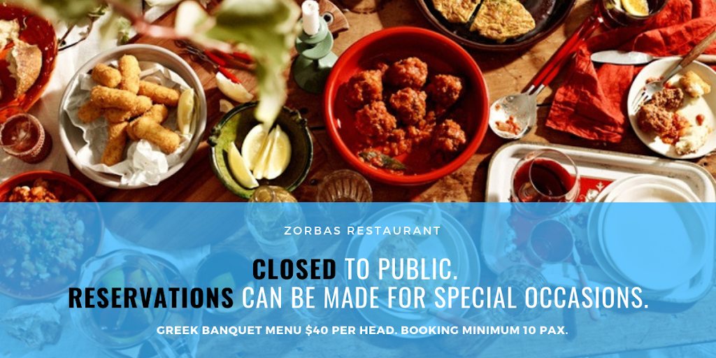 Zorbas Greek Restaurant | restaurant | 254 Tarean Rd, Karuah NSW 2324, Australia | 0249975817 OR +61 2 4997 5817