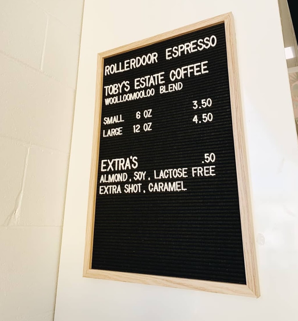 Roller Door Espresso | cafe | 2/85 Ashmore Rd, Bundall QLD 4217, Australia | 0480148476 OR +61 480 148 476