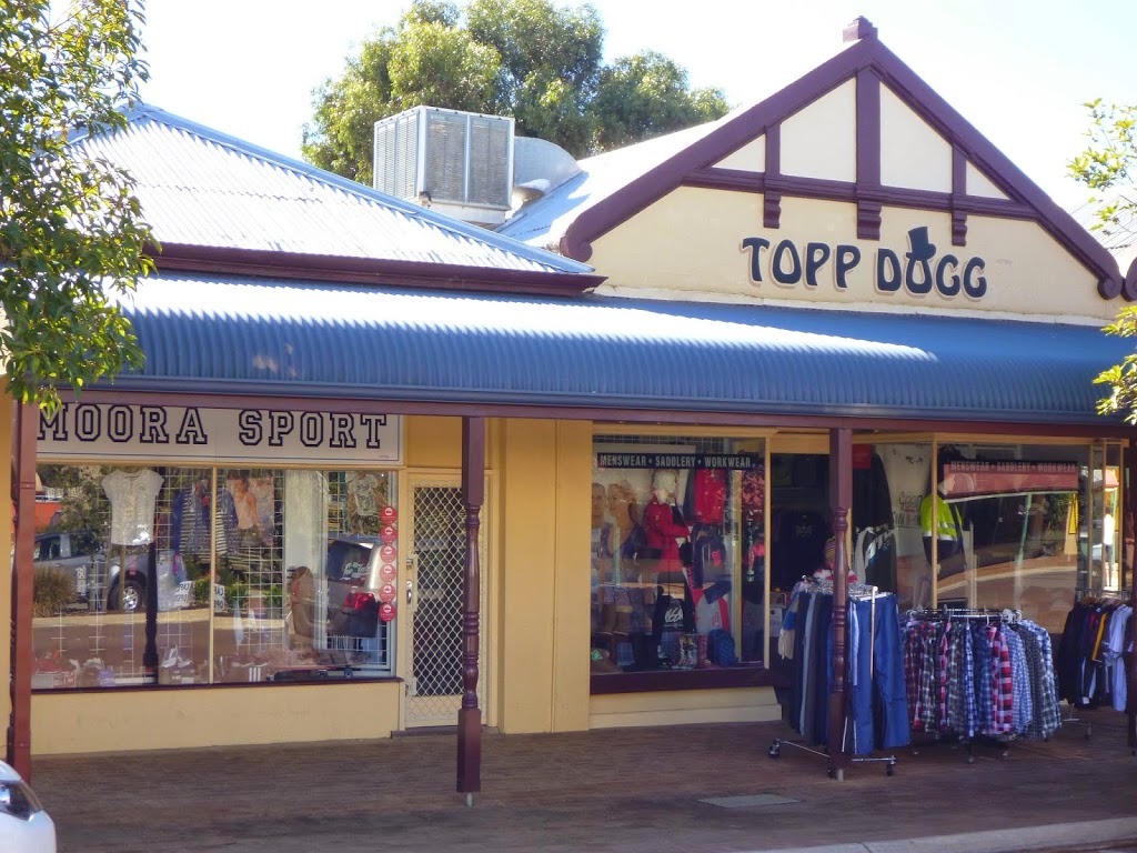 Topp Dogg | clothing store | 14 Dandaragan St, Moora WA 6510, Australia | 0896511564 OR +61 8 9651 1564