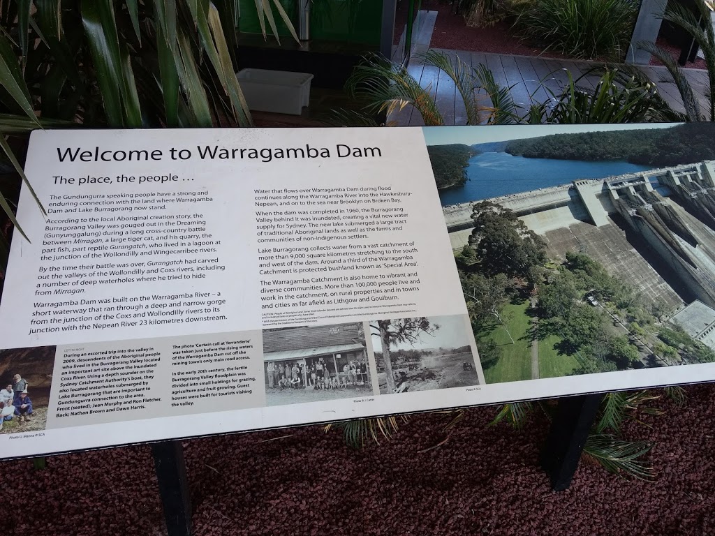 Warragamba Dam Visitor Centre | travel agency | 1 Production Ave, Warragamba NSW 2752, Australia | 0247744437 OR +61 2 4774 4437
