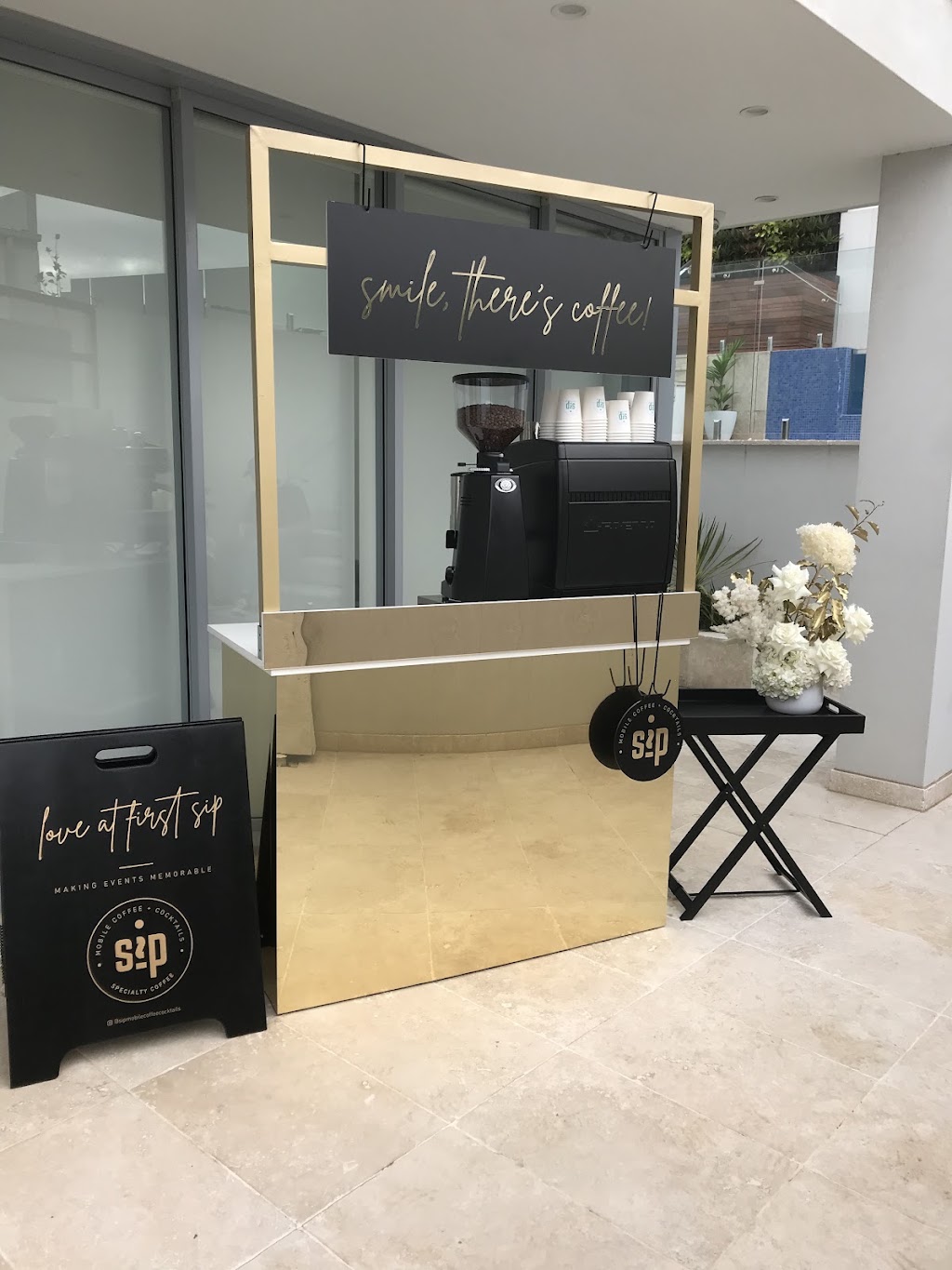 SiP Mobile Coffee & Cocktail carts | 32 Sixth St, Granville NSW 2142, Australia | Phone: 0418 995 471