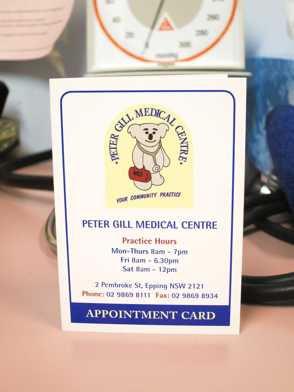 Peter Gill Medical Centre | 2/2 Pembroke St, Epping NSW 2121, Australia | Phone: (02) 9869 8111